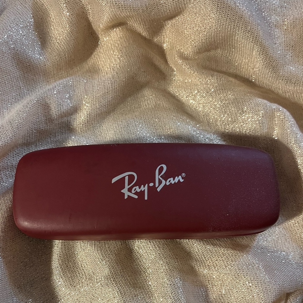 Ray-Ban Hard Glasses Case Velvet Lining Fits Kids or Small Glasses